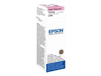 Epson T6736 - 70 ml - ljus magenta - original - påfyllnadsbläck - för Epson L1800, L800, L805, L810, L850; EcoTank L1800 C13T67364A