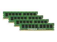 Kingston - DDR3 - sats - 32 GB: 4 x 8 GB - DIMM 240-pin - 1333 MHz / PC3-10600 - ej buffrad - ECC KTH-PL313EK4/32G