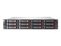 HPE Modular Smart Array P2000 G3 10GbE iSCSI Dual Controller LFF Array System - Hårddiskarray - 12 fack ( SATA-300 / SAS-2 ) - iSCSI (extern) - kan monteras i rack - 2U AW596B