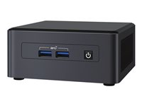 Intel Next Unit of Computing Kit 11 Pro Kit - NUC11TNHv7 - mini-PC - AI Ready - Core i7 1185G7 3 GHz - 0 GB - ingen HDD BNUC11TNHV70000