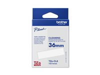 Brother TZe-CL6 - Rulle (3,6 cm) 1 kassett(er) rengöringstejp - för Brother PT-P950; P-Touch PT-P900, P950; P-Touch Cube PT-P910; P-Touch Cube Pro PT-P910 TZECL6