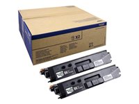 Brother TN329BK - 2-pack - svart - original - tonerkassett - för Brother DCP-L8450CDW, HL-L8350CDW, HL-L8350CDWT, MFC-L8850CDW TN329BKTWIN