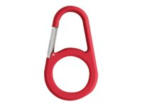 Belkin Secure Holder with Carabiner - Fodral för airtag - röd - för Apple AirTag MSC008BTRD