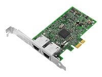 Lenovo NetXtreme II 1000 Express Dual Port Ethernet Adapter - Nätverksadapter - PCIe x4 låg profil - Gigabit Ethernet x 2 - för System x34XX; x3530 M4; x3550 M2; x35XX; x3650 M2; x3650 M4 HD; x3755; x3800; x3950 M2 42C1780