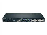 Lenovo Local 2x16 Console Manager - Omkopplare för tangentbord/video/mus - CAT5 - 16 x KVM port(s) - 2 lokala användare - rackmonterbar - för System x3620 M3; x3950 X5 1754A2X