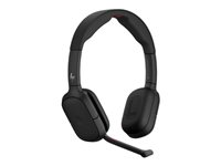 HP Poly Focus 625 - Headset - på örat - Bluetooth - trådlös - aktiv brusradering - USB-C via Bluetooth-adapter - svart - Certifierad för Microsoft Teams Open Office, Certifierad för Microsoft-teams, Google Meet-certifierad, Zoom Workplace Headset Certified, Zoom-arbetsplats kontaktcenter headset certifierat, Microsoft Teams Native Bluetooth-certifierad C56XWA6#AC3