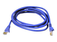 Belkin High Performance - Patch-kabel - RJ-45 (hane) till RJ-45 (hane) - 5 m - CAT 6 - hakfri - blå A3L980CP05MBLHS