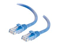 C2G - Patch-kabel - RJ-45 (hane) till RJ-45 (hane) - 3 m - UTP - CAT 6a - startad, hakfri - blå 82505