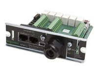 Schneider Dry Contact I/O SmartSlot Card - UPS-administrationsmodul - svart - för P/N: SMTL1000RMI2UC, SMX1000C, SMX1500RM2UC, SMX1500RM2UCNC, SMX750C, SMX750CNC AP9613