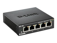 D-Link DGS 105 - Switch - 5 x 10/100/1000 - skrivbordsmodell (paket om 4) DGS-105/EX4