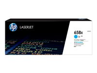 HP 658X - Hög kapacitet - cyan - original - LaserJet - tonerkassett (W2001X) - för Color LaserJet Enterprise M751dn, M751n W2001X