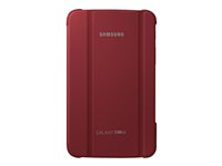 Samsung Book Cover EF-BT210B - Vikbart fodral för surfplatta - granatröd - 7" - för Galaxy Tab 3 (7 tum) EF-BT210BREGWW