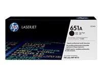 HP 651A - Svart - original - LaserJet - tonerkassett (CE340A) - för Color LaserJet Enterprise MFP M775; LaserJet Managed MFP M775 CE340A