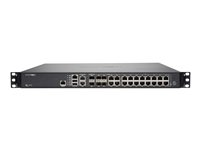 SonicWall NSa 5650 - Advanced Edition - säkerhetsfunktion - 10GbE, 2.5GbE - 1U - SonicWall säkerhetsuppgradering, plusprogram (3 år) - kan monteras i rack 01-SSC-4346