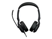 Jabra Evolve2 50 MS Stereo - Headset - på örat - kabelansluten - aktiv brusradering - USB-A - svart - Zoomcertifierad, Certifierad för Microsoft-teams, Cisco Webex Certified, Alcatel-Lucent-certifierad, Unify-certifierad, Google Meet-certifierad, Amazon Chime-certifierad 25089-999-999