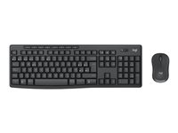 Logitech MK370 Combo for Business - Sats med tangentbord och mus - trådlös - Bluetooth LE - QWERTY - nordiskt (danska/finska/norska/svenska) - grafit 920-012072