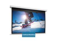 Da-Lite DescenderPro - Projektorduk - takmontering - motoriserad - 230 V - 123.23" (313 cm) - 4:3 - Matte White - RAL 9016 10146741
