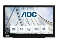 AOC I1601FWUX - LED-skärm - Full HD (1080p) - 16" I1601FWUX