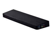 Targus USB 3.0 SuperSpeed Dual Video Docking Station - Dockningsstation - USB - 1GbE ACP70EU