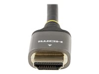StarTech.com 2 m HDMI 2.1-kabel 8K - Certifierad Ultra High Speed HDMI-kabel 48 Gbit/s - 8K 60 Hz/4K 120 Hz HDR10 + eARC - Ultra HD 8K HDMI-kabel - Monitor/TV/skärm - Flexibel TPE-mantel - Ultra High Speed - HDMI-kabel med Ethernet - HDMI hane till HDMI hane - 2 m - dubbelt skärmad - grå, svart - passiv, 4K120Hz stöd, 8K60Hz stöd - för P/N: 4PORT-8K-HDMI-SWITCH HDMM21V2M