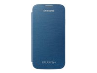 Samsung Flip Cover EF-FI950B - Fodral för mobiltelefon - blå - för Galaxy S4 EF-FI950BLEGWW