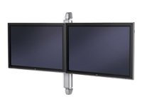 SMS Flatscreen X WH 1455 - Monteringssats (väggfäste) - för 2 LCD-bildskärmar/videokonferenssystem - vit, aluminium - skärmstorlek: 40"-46" PD081011-P0