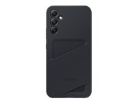 Samsung EF-OA346 - Baksidesskydd för mobiltelefon - termoplastisk polyuretan (TPU) - svart - för Galaxy A34 5G EF-OA346TBEGWW