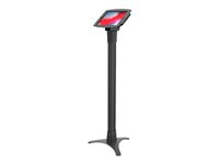 Compulocks iPad Pro 12.9" (3-6th Gen) Space Enclosure Portable Floor Stand - Ställ - för surfplatta - låsbar - höggradig aluminium - svart - skärmstorlek: 12.9" - golvstående - för Apple 12.9-inch iPad Pro 147B299PSENB