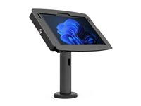 Compulocks Surface Pro 8-10 Space Enclosure Tilting Stand 8" Black - Monteringssats (hölje, stångställ) - för surfplatta - låsbar - höggradig aluminium - svart - skärmstorlek: 13" - monterbar på ytor - för Microsoft Surface Pro 8, Pro 9 TCDP01580SPSB