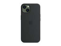 Apple - Baksidesskydd för mobiltelefon - MagSafe-kompatibilitet - silikon - midnatt - för iPhone 13 MC4A4ZM/A