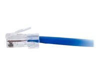 C2G Cat5e Booted Unshielded (UTP) Network Patch Cable - Patch-kabel - RJ-45 (hane) till RJ-45 (hane) - 30 cm - UTP - CAT 5e - formpressad, hakfri, tvinnad - blå 83159