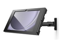 Compulocks Surface GO 1-4 Gen Apex Enclosure Swing Wall Mount - Monteringssats (hölje) - synliga kameror och sensorer fram/bak - för surfplatta - vridbart - låsbar - metallram - svart - skärmstorlek: 12.4" - väggmonterbar - för Microsoft Surface Go 827B510APXB