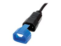 Eaton Tripp Lite Series PDU Plug Lock Connector C14 Power Cord to C13 Outlet Blue 100pk - Kabelborttagningslås - blå PLC13BL