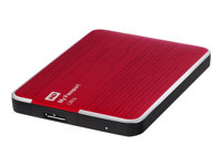 WD My Passport Ultra WDBMWV0020BRD - Hårddisk - krypterat - 2 TB - extern (portabel) - USB 3.0 - röd WDBMWV0020BRD-EESN