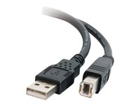 C2G - USB-kabel - USB (hane) till USB typ B (hane) - USB 2.0 - 5 m - svart 81568