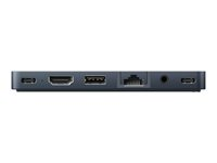 HyperDrive DUO PRO 7-in-2 - Dockningsstation - för surfplatta, bärbar dator, laptop - USB-C x 2 - HDMI - 1GbE HD575BUGL