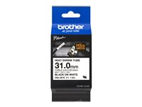 Brother HSe-261E - Svart på vitt - Rulle (3,1 cm x 1,5 m) 1 kassett(er) hängande låda - rörtejp för värmekrympning - för P-Touch PT-D800W, PT-P900W, PT-P900Wc, PT-P950NW HSE261E