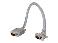 C2G Premium SXGA 90° Up Angled - VGA-kabel - HD-15 (VGA) (hane) till HD-15 (VGA) (hane) - 10 m - 90° kontakt 81046