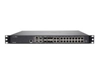 SonicWall NSa 5650 - Advanced Edition - säkerhetsfunktion - med 1 års TotalSecure - 10GbE, 2.5GbE - 1U - kan monteras i rack 01-SSC-4342