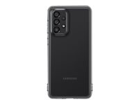 Samsung EF-QA336 - Baksidesskydd för mobiltelefon - termoplastisk polyuretan (TPU) - klar svart - för Galaxy A33 5G EF-QA336TBEGWW