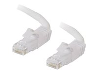 C2G Cat6 Booted Unshielded (UTP) Network Patch Cable - Patch-kabel - RJ-45 (hane) till RJ-45 (hane) - 1 m - UTP - CAT 6 - formpressad, hakfri, tvinnad - vit 83486