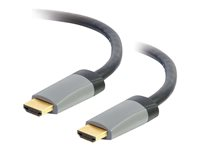 C2G 5m (16ft) HDMI Cable with Ethernet - High Speed CL2 In-Wall Rated - M/M - HDMI-kabel med Ethernet - HDMI hane till HDMI hane - 5 m - skärmad - svart 42524