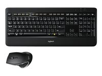 Logitech Wireless Performance Combo MX800 - Sats med tangentbord och mus - bakgrundsbelyst - trådlös - 2.4 GHz - nordisk 920-006241