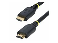 StarTech.com - Ultra High Speed - HDMI-kabel - HDMI hane till HDMI hane - 4 m - skärmad - svart - passiv, 4K120Hz stöd, 8K60 Hz (7680 x 4320) stöd HDMI21-CBL-8K60-4M