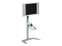 SMS Flatscreen FM ST1200 - Ställ - för LCD-display - svart, aluminium - golvstående FS071004-P0