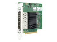 Intel E810-XXVDA4 - Nätverksadapter - PCIe 4.0 x16 - 25 Gigabit SFP28 x 4 - för Edgeline e920; ProLiant DL20 Gen10, DL325 Gen10, DL345 Gen10, DL360 Gen10, DL380 Gen10 P08458-B21