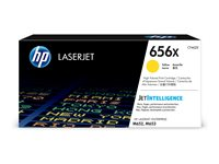 HP 656X - Lång livslängd - gul - original - LaserJet - tonerkassett (CF462X) - för Color LaserJet Enterprise M652dn, M652n, M653dh, M653dn, M653x CF462X
