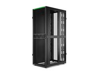 APC NetShelter SX Gen 2 - Rack skåp - 2258 H x 800 B x 1200 D mm, med sidor - golvstående - svart - 48U - 19" - TAA-kompatibel - för P/N: SMT1000RM1U, SMT750RM1U, SRTL10KRM4UT, SRTL5KRM2UI-HW, SRTL5KRM2UT-HW, SRTL8KRM4UT AR3387B2