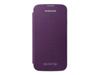 Samsung Flip Cover EF-FI950B - Fodral för mobiltelefon - lila - för Galaxy S4 EF-FI950BVEGWW