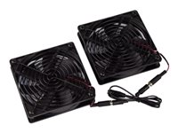 4" DC FAN 2 138CFM W/GUARDS EU COMP FAN-138-K-EU
